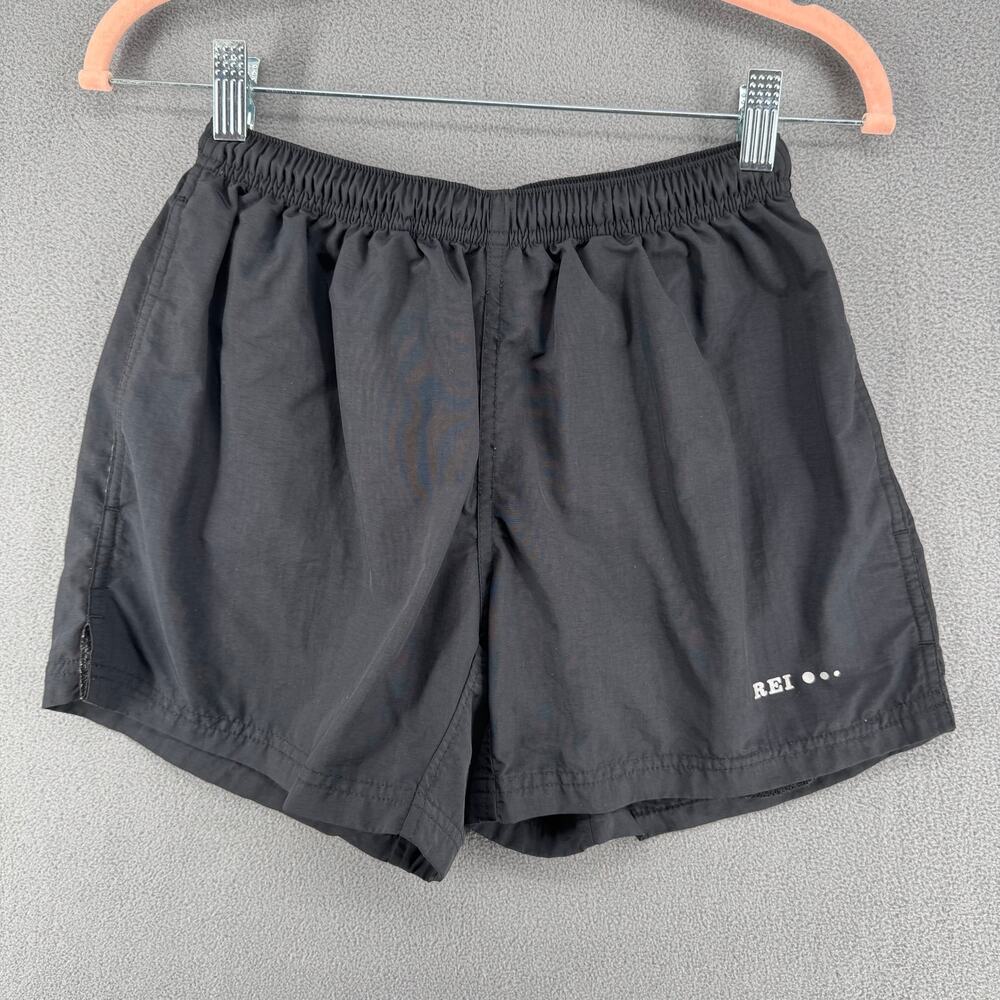 REI Co op Women Running Shorts S‎ Black Outdoor Hiking Lightweight Elastic Waist